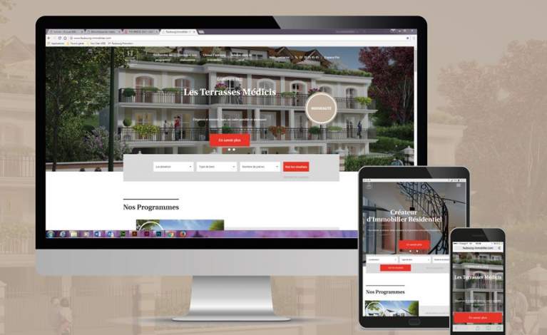 Nouveau site web pour Faubourg Immobilier