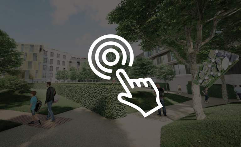 Media interactif - Les terrasses de Bry