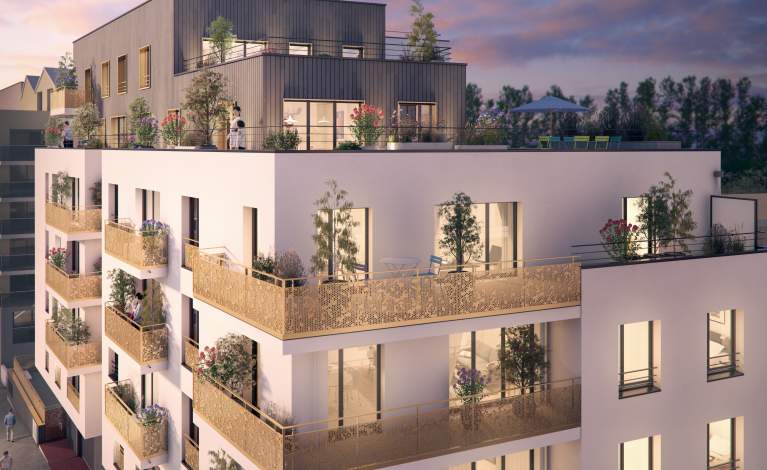 Villejuif - Horizon V - Zoom Façade