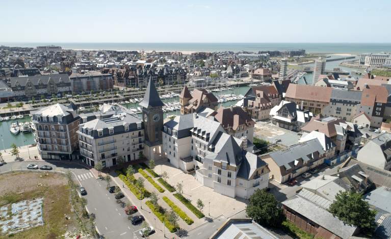 Deauville - drone Vue ensemble