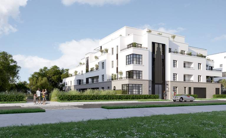 Perspective Chessy façade 1