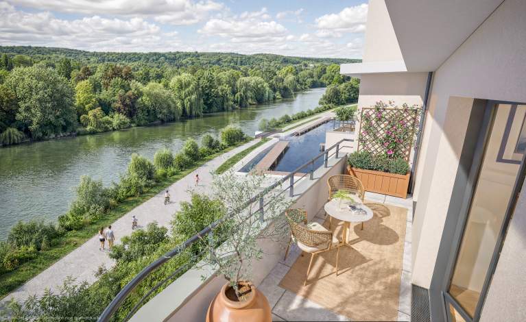 Quai Marina Signature - vue balcon 1