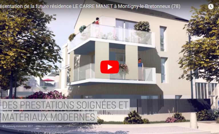 2-Présentation de la future Résidence Le Carré Manet à Montigny-le-Bretonneux (78)