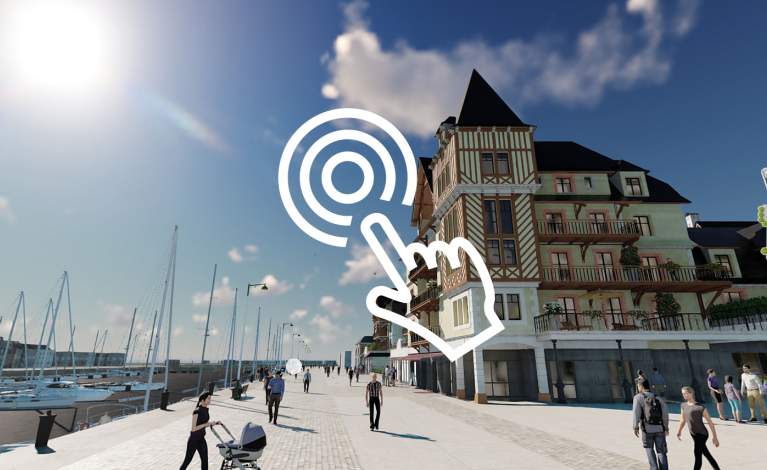 Visite interactive Presqu'île de Deauville